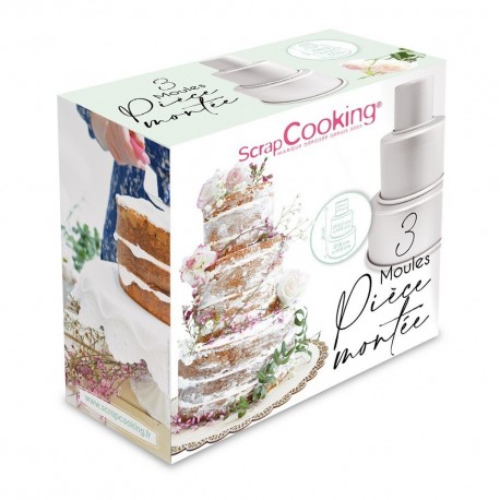 Moules inox pieces montées (x3) - ScrapCooking