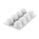 Moule silicone Dôme x8 - Silikomart Pro