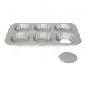 Moule tartelette fond amovible x6 - Patisse