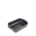 Plat à four rectangulaire ardoise céramique Appolia 25cm Peugeot