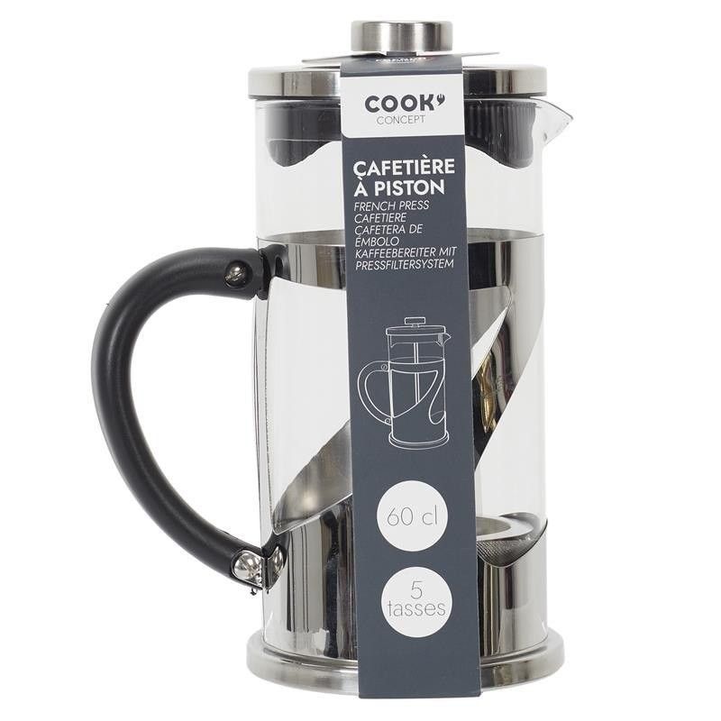 Cafetière à piston métal 600ml - Cook Concept - MaSpatule