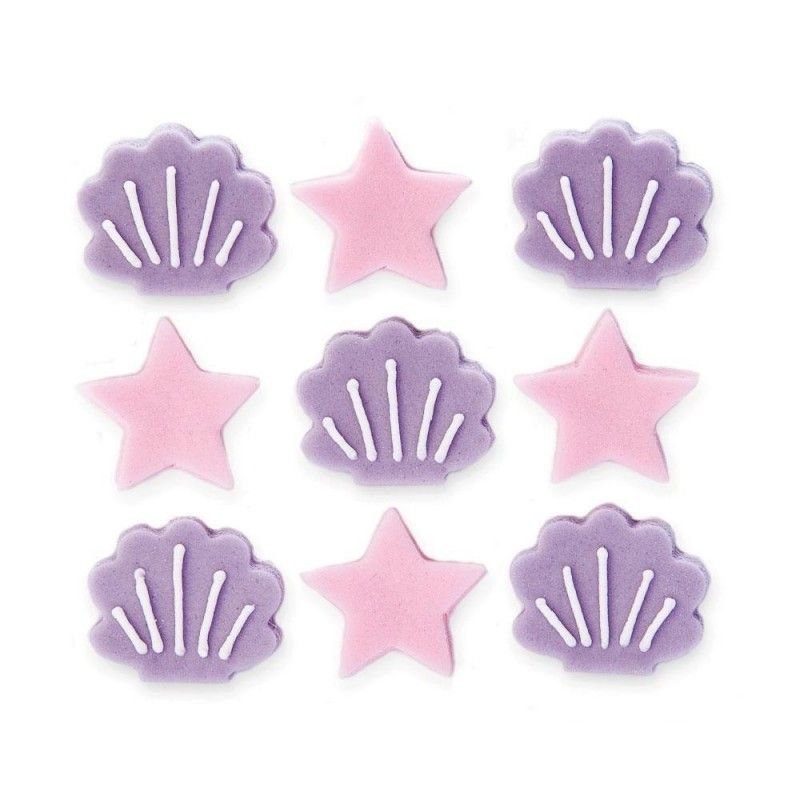 Décoration sucre sirène x6 - ScrapCooking - MaSpatule