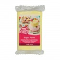Pâte à sucre jaune pastel 250g - FunCakes