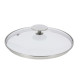 FIN DE SERIE Couvercle en verre avec bouton inox 16cm - De Buyer