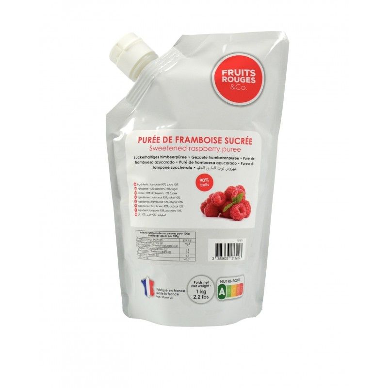 Purée de Framboise 1kg - Fruits Rouges & Co - MaSpatule