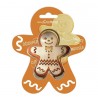 Découpoir et embosseur bois Gingerman - ScrapCooking