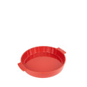 Tourtière rouge céramique Appolia 28 cm - Peugeot