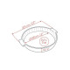 Tourtière rouge céramique Appolia 28 cm - Peugeot