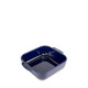 Plat à four carré bleu céramique Appolia 21cm - Peugeot