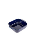 Plat à four carré céramique bleu Appolia 21cm - Peugeot