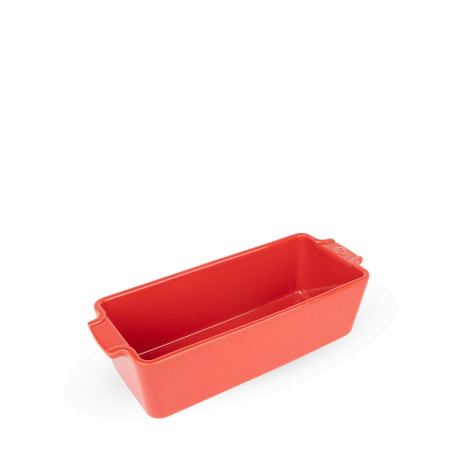 Plat à cake rouge céramique Appolia 31cm - Peugeot
