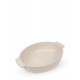 FIN DE SERIE Plat à four ovale écru céramique Appolia 31cm - Peugeot