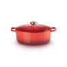 Cocotte fonte ovale Signature 31cm Cerise - Le Creuset