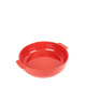 FIN DE SERIE Plat à four rond céramique rouge Appolia 30cm - Peugeot