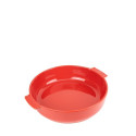 FIN DE SERIE Plat à four rond céramique rouge Appolia 30cm - Peugeot