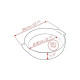 Plat à four rond céramique rouge Appolia 30cm - Peugeot