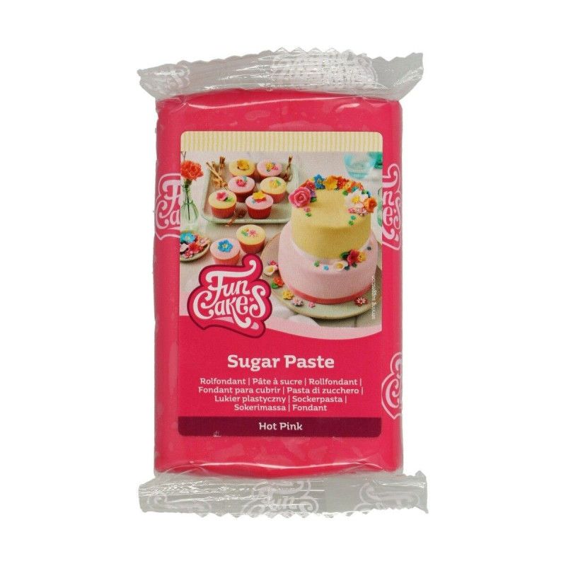 Pâte à sucre rose fuschia 250g - FunCakes - MaSpatule