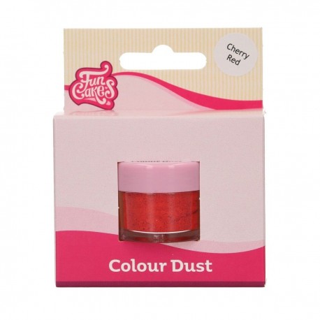 Poudre alimentaire rouge cerise Funcakes