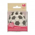 Caissette cupcake football x48 - Funcakes