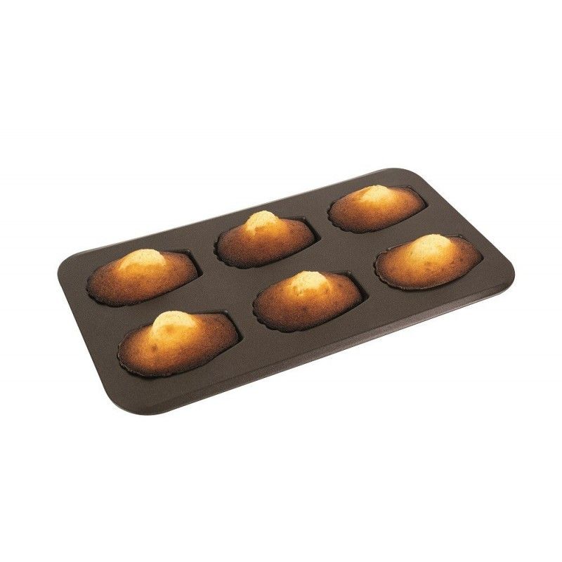 Moule madeleine gourmande anti-adhesif x6 - Gobel - MaSpatule