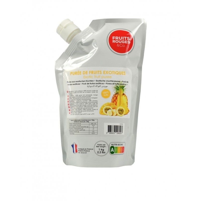 Purée de Fruits Exotiques 1kg - Fruits Rouges & Co - MaSpatule