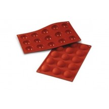 Moule silicone 15 demi sphère 4cm Silikomart