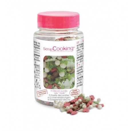 FIN DE SERIE Décor sucré Noël 55g - ScrapCooking
