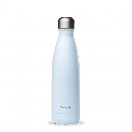 Bouteille isotherme Pastel bleu 500ml - Qwetch