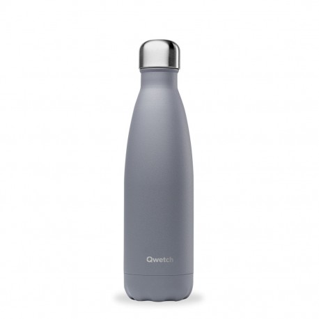 Bouteille isotherme Granite gris 500ml - Qwetch