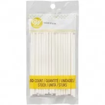 Bâtonnet sucette 10cm x50 Wilton