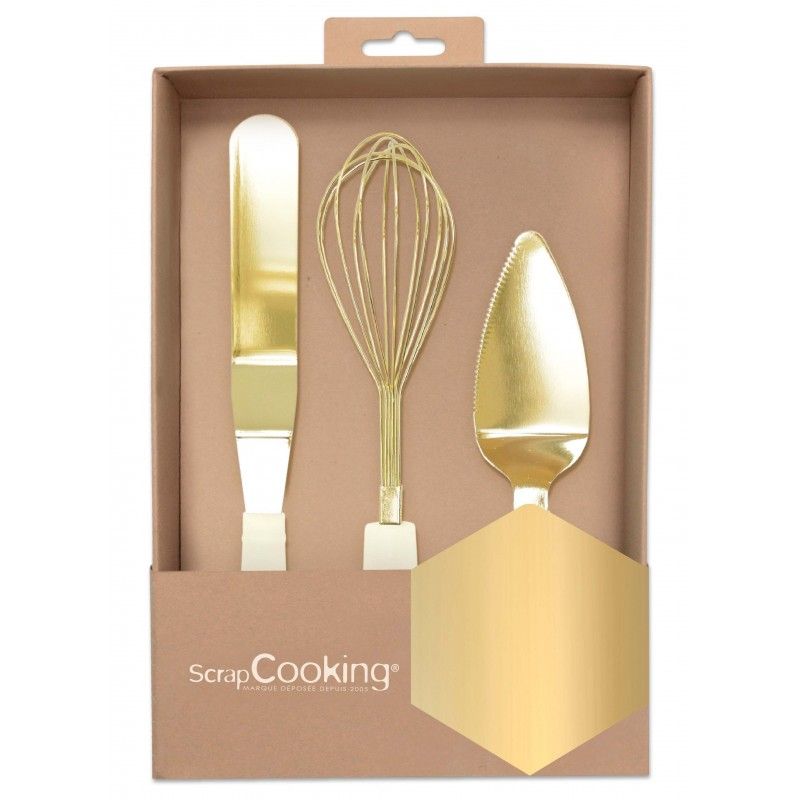 Coffret 6 douilles dorées - ScrapCooking®