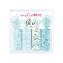 Décors sucrés Blue Mix 64g - ScrapCooking