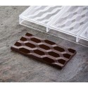 Moule Tablette Chocolat Hexa Vallée 15,4 x 7,7 x H 1 cm (x3) - Pavoni