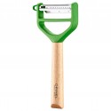 Eplucheur T-Duo bois vert - Opinel