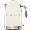 Bouilloire 1,7 L température réglable Crème Années 50 - SMEG