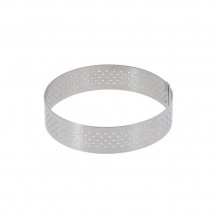 Cercle à tarte perforé rond 24,5cm De Buyer