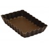 Moule à tartelette rectangle 12 cm (x6) - Gobel