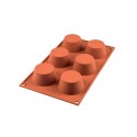 Moule silicone 6 muffins - Silikomart