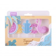 Bougie fête tropicale x5 PME
