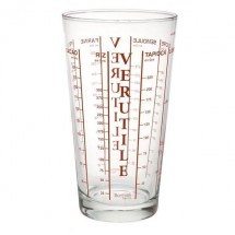FIN DE SERIE Verre mesureur 58cl Bormioli