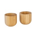 FIN DE SERIE Set coquetier bambou x2 - Pebbly