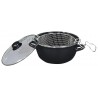 Friteuse traditionnelle noire 26cm - Baumalu