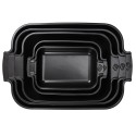 Plat à four rectangulaire céramique ardoise Appolia 40cm - Peugeot
