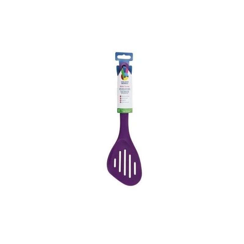 SPATULE INOX MANCHE VIOLET de 25 - MALLARD FERRIERE