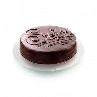 Moule en silicone rond rouge - Silikomart