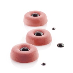 Moule en silicone 8 savarins - Silikomart