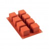 Moule silicone cube x8 - Silikomart