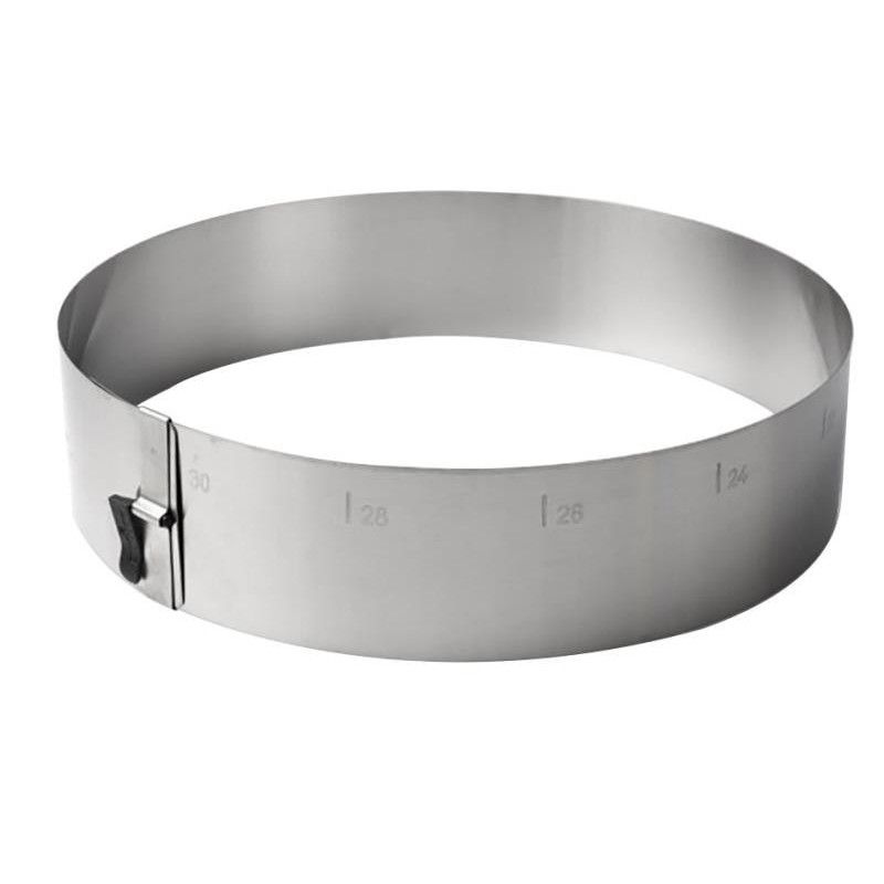 Cercle à Pâtisserie Inox 5,5 X 9 Cm - Patisse, Pour Moulages Et Découpes Précises