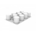 Moule silicone Cilindro 100 x11 Silikomart Professional