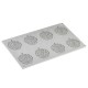 Moule feuille Leaf Gourmand x8 Pavoni Italia